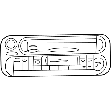 Mopar 56038583AH Radio-AM/FM/CASSETTE With Cd