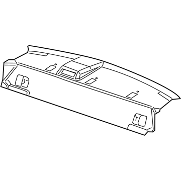 Mopar 1ZA12DX9AH Panel-Rear Shelf