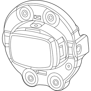 Mopar 68466265AA Front Fog Lamp