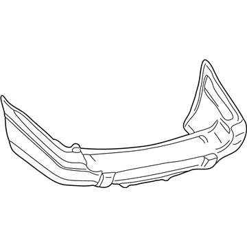 Mopar 5EU81WLPAB Rear Bumper Cover