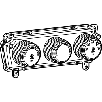 Ram ProMaster 1500 A/C Switch - 6RK11DX9AA