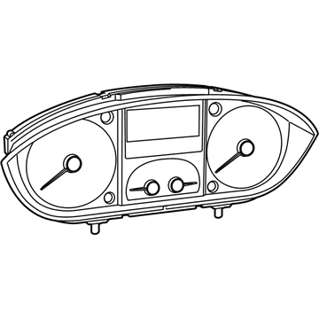 Ram ProMaster 2500 Instrument Cluster - 68340906AB