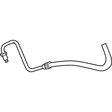 2000 Jeep Wrangler Power Steering Hose - 52038423AB