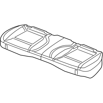 Mopar 5XZ61LR5AA Rear Seat Cushion Cover