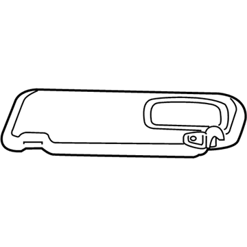 Mopar 5NE15MS7AA Visor