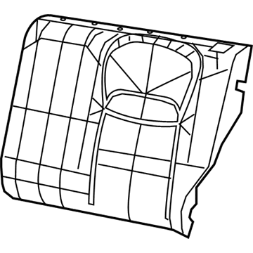68288726AA Mopar Seat Back-Seat Back Illustration 1 of 1