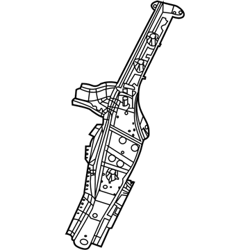 Mopar 68243625AB Rail-Rear