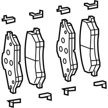 2019 Dodge Journey Brake Pad - 68260870AB