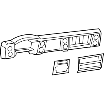 Mopar 1EJ43ZJ8AC Bezel-Instrument Panel