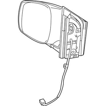 Mopar 1AN411DTAC Outside Rearview Electric Heated Mirror