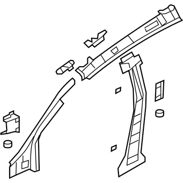 Mopar 68019708AB REINFMNT-BODE Side Aperture Front