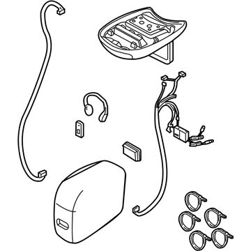 Mopar 82207309 Media Sys-Monitor With Vcr