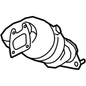 2014 Ram 1500 Catalytic Converter - 68087584AB