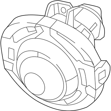 Mopar 68228884AD Front Fog Lamp