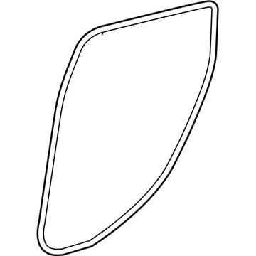 Mopar 5056308AA WEATHERSTRIP-Rear Door Body Mounted