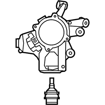 Mopar 68253397AB Knuckle And Ball Joint Right