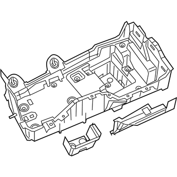 2019 Jeep Wrangler Battery Tray - 68275851AD