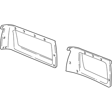 Mopar 5CF07MD5 Panel-Side Upper Rear Trim