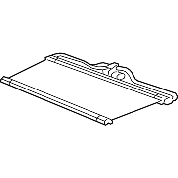 Mopar 55315144AH SUNSHADE-Rear Window