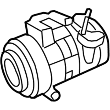 2018 Jeep Wrangler A/C Compressor - 55111374AF