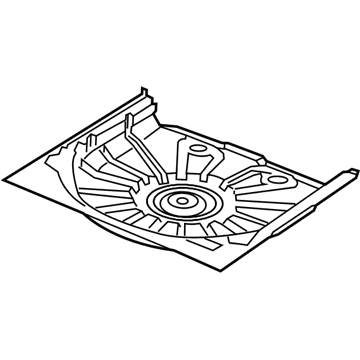 Mopar 68263188AA Pan-Rear Floor