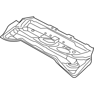 Mopar 68250813AA Pan-Center Floor