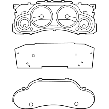 Jeep Wrangler Instrument Cluster - 56054392AF