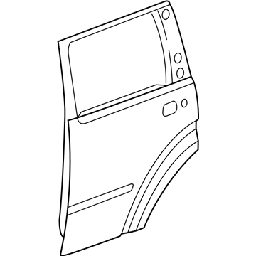 Mopar 55360898AG Door-Rear