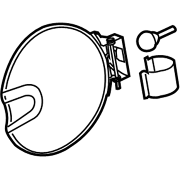 Mopar MR535732 Door Fuel-Fuel Fill