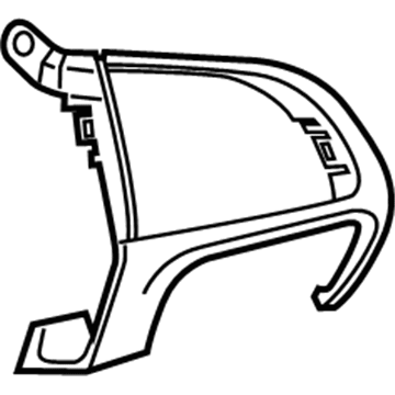 Mopar 5SQ18JSLAA Bezel-Steering Wheel