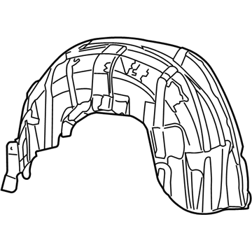 Mopar 57010710AJ SILENCER-WHEELHOUSE Inner