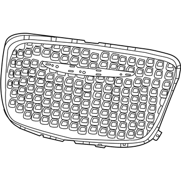 Mopar 5SW18DX8AC Grille-Radiator