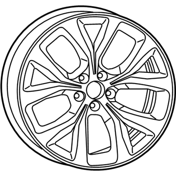 Mopar 1WM50LSTAA Wheel Aluminum