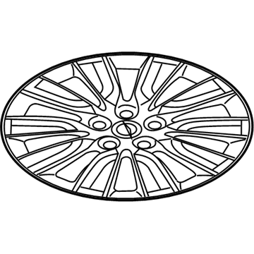 2017 Chrysler 200 Wheel Cover - 1VT39GSAAA