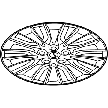 Mopar 1VT39GSAAA Wheel Cover