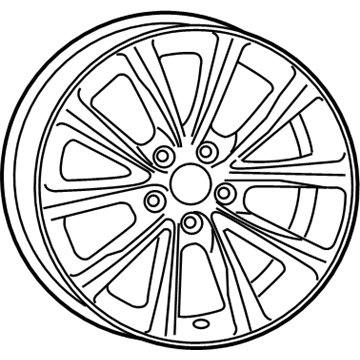 2016 Chrysler 200 Spare Wheel - 1WM44XZAAB