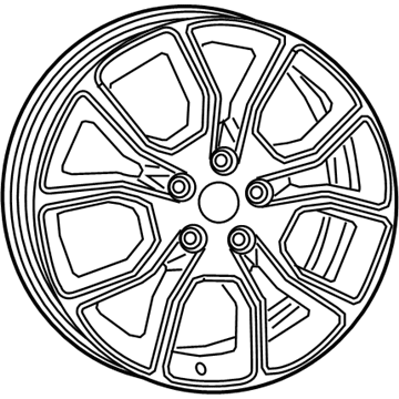 Mopar 5XK97NTSAA Aluminum Wheel