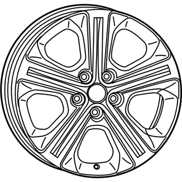 Mopar 1XC18XZAAA Aluminum Wheel