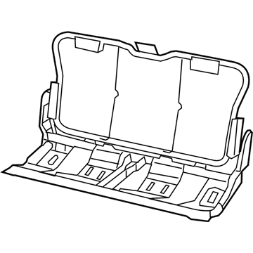 Mopar 68281220AA Frame-Rear Seat Back