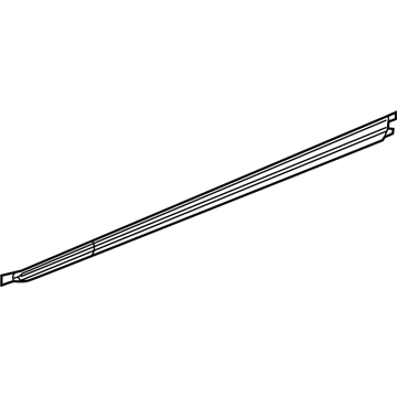Mopar 68363236AA WEATHERSTRIP-Front Door Belt Outer