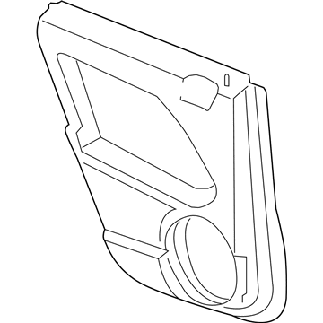 Mopar 1MB131DVAA Panel-Rear Door Trim