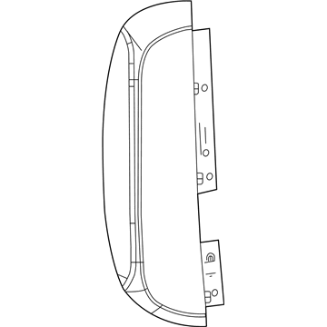 2016 Ram ProMaster City Tail Light - 68263569AA