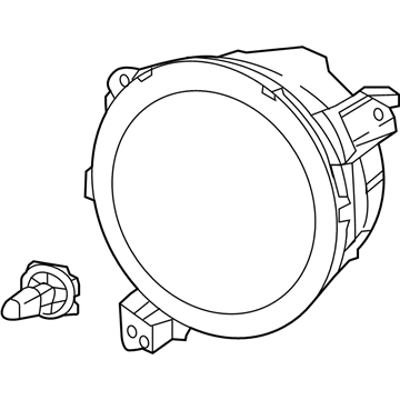 Jeep Wrangler Headlight - 55112872AG