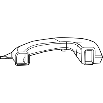 Mopar 68110631AB Duct-A/C Outlet