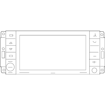 Mopar 5091656AA Radio-Multi Media