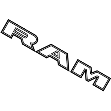 2020 Ram 2500 Emblem - 68366997AB