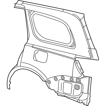 Mopar 68214166AC Panel-Body Side Aperture Outer