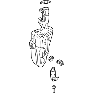 Mopar Washer Reservoir - 55112669AA