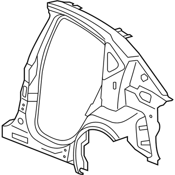 Mopar 68158888AA Reinforce-Body Side Aperture Rear