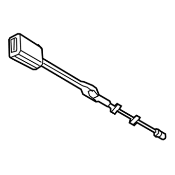 Mopar 4787978AB Buckle-Buckle Assembly-S/BELT